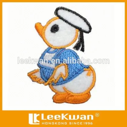 Popular Navy Duck Applique Embriodery Patch For Clothing Accessory