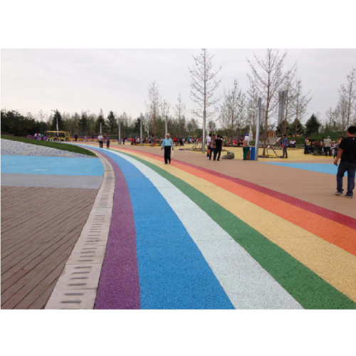 Colorful sintetik EPDM Getah Granules Courts Sukan Permukaan Lantai Athletic Running Track