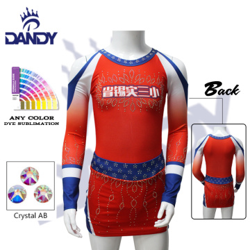 Customized high quality cheap girls sexy cheer competition uniforms