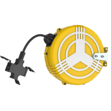 8 m enroule automatique de tuyaux électriques flexibles rétractables automatiques avec lampe LED pour outils de réparation de voiture