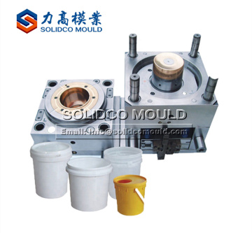 Plastic high quality custom paint bucket mould maker