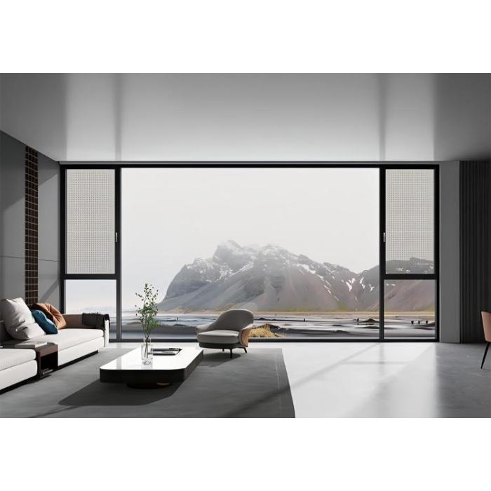 Sistema de janela de batente de alumínio à prova d'água