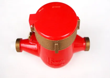Brass Multi Jet Water Meter / Hot Water Meter With Magnetic Drive