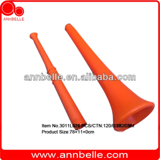 Twisting two parts plastic vuvuzela horn