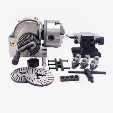BS-0 Precision Dividing Head with 5\" 3-Jaw Chuck & Tailstock