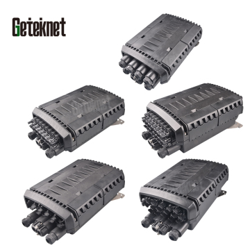 IP68 Enclosure 24 Core Pole Mounting Termination Box for Fiber Optic Manhole with PLC Splitter