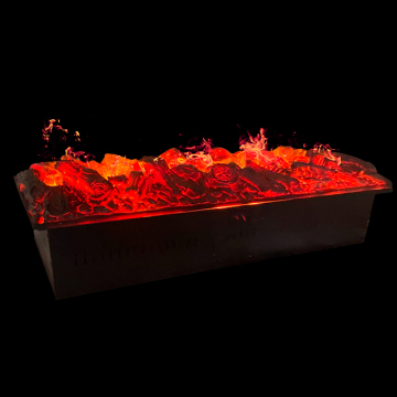 1.2M Electric Fireplace: 3D Atomization Heater with 64-Color Smart Water Addition for Indoor Decoration