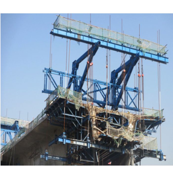 Formes de travail du faisceau T pour la construction du pont