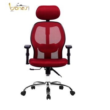 China Supplier Multi-Function Red Mesh Swivel Office Chair