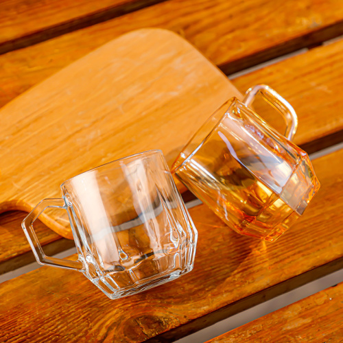 Xícaras de café de vidro personalizadas e xícaras