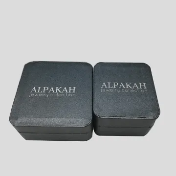 Custom Silver Floral Jewelry Collection Gift Plastic Box