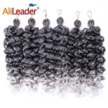 Deep Wavy Twist Crochet Hair Extension Synthetic Afro Curly Hair Crochet Braids