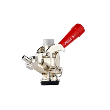Beer Keg Coupler System with Relief Valve for Dispensing Equipment
