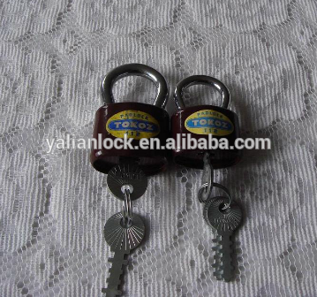Pujiang Yalian Cheap Tokoz Type Iron Padlock