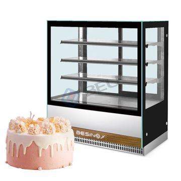 ベーカリーとケーキショーケース用の高速配信商業冷蔵庫ディスプレイケース
