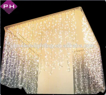 IP44 outdoor /indoor 2*3m curtain lights for Christmas string lights decorative
