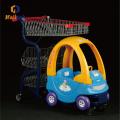 Supermarkt interessanter Kiddie Hand Push Shopping Trolley