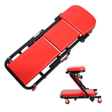 Economical Foldable Z-Shaped 40" Car Repair Folding Chair - Car Creeper