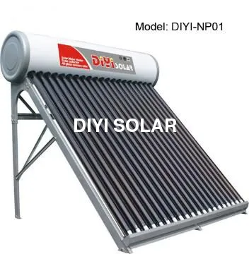low pressure solar water heating