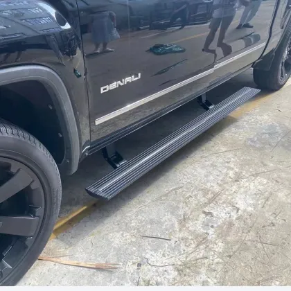 Auto Parts: Electric Side Step for GMC Sierra Pickup 4x4 - Exterior Accessories