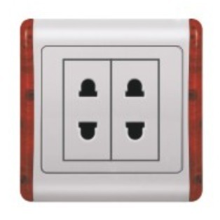 AL86 2 Gang 2 Pin Wall Socket