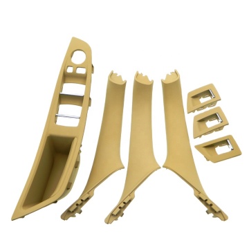 7pcs Drive sinistra Beige 5 Serie F10 520 Finestra Switch Switch Pannello Feccia Frame