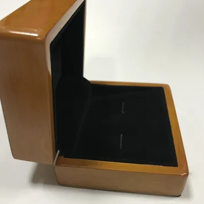 Solid Wood Cufflink Box Gift Wooden Box