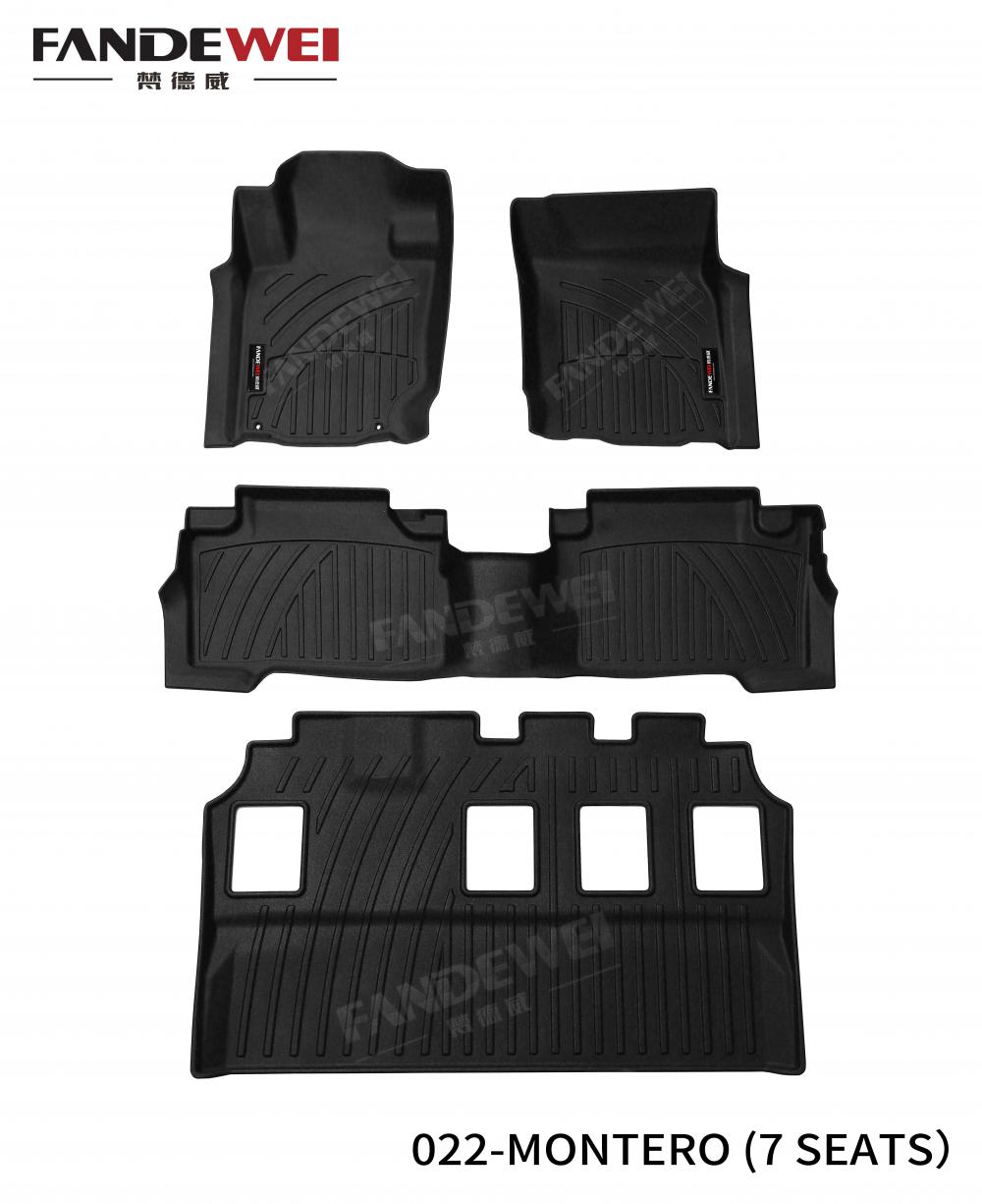 waterproof scatchproof car mat for Mitsubishi montero