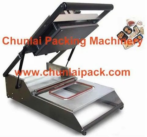 manual tray sealing machine, manual fast food sealer