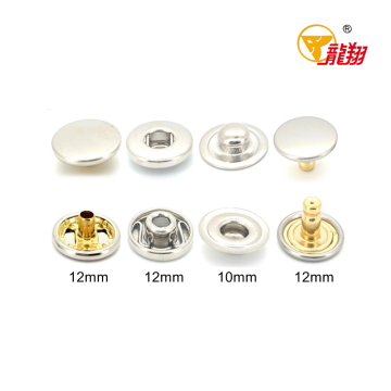 633# Low-Profile Brass Spring Snap Fastener