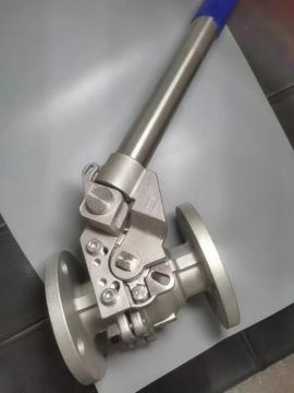 silica sol high platform reset handle ball valve