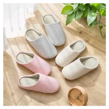 Cotton Comfort Slippers: Warm and Cute Indoor House Shoes for Men and Women