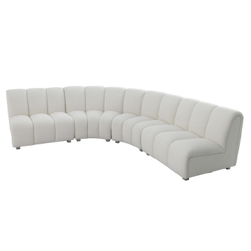 Elsa Channel Fabric Modular Sofa