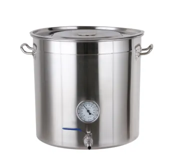 Stainless Steel Boiling Pot Brewing Equipment for Homebrew Beer (21L/33L/50L/ Barrel)
