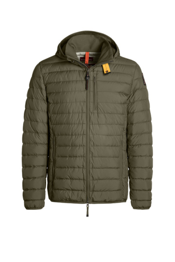 Blackish Green Puffer Warmth Coat for Male