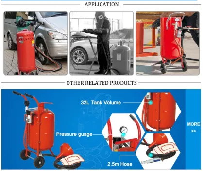 5 Gallon Automatic Industrial Portable Sandblaster