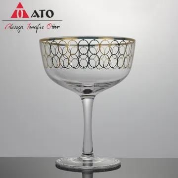 Creative wine glass mouth blowing stemware glass cup