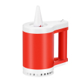 빨간색과 흰색 전기 풍선 공기 펌프