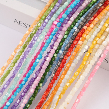 Wholesale 3.5mm Sea Shell Horseshoe Snail Cylindrical Beads for DIY Jewelry