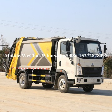 HOWO 4x4 Detachable Container Garbage Collector Truck