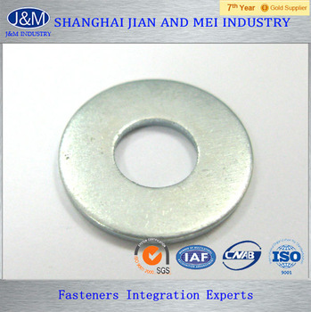 zinc plated stainless thin flat washer