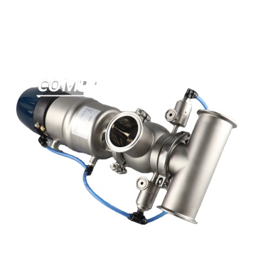 DN40 FH02 Sanitary Stainless Steel SS304 SS316L Mixproof Four-Way Single Seat Double Seal Anti-Mixing Valve