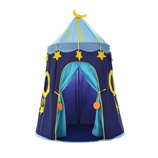 Indoor & Outdoor Kids' Princess Castle Tents: Pink and Blue Options