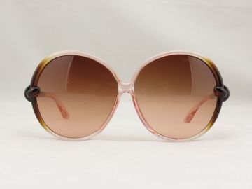 Oversize Rose Brown Womens Tom Ford Nicole Sunglasses Tf164 98f 62-10 130