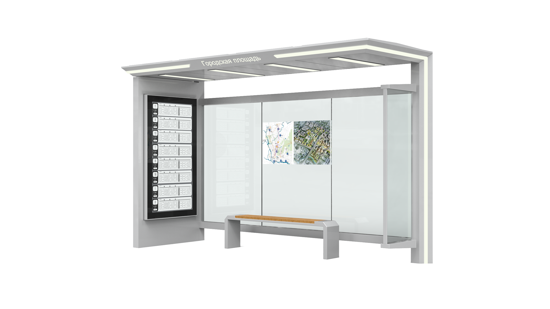 Intelligent Solar-Powered Bus Stop Shelter
