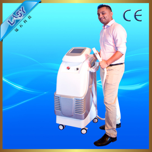 Shr opt beauty salon machine with real sapphire