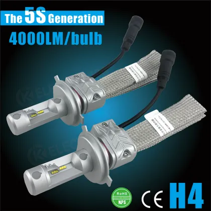 h4 high power led headlight kit bulb h7 with philips luxeon mz