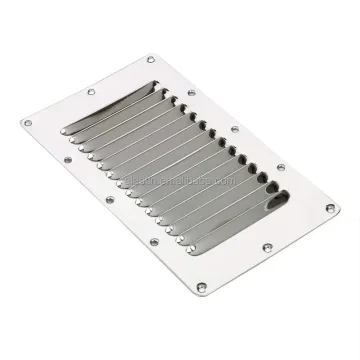 Stainless Steel Stamped Marine Square Round Ventilation Air Louver for Yachts and Boats