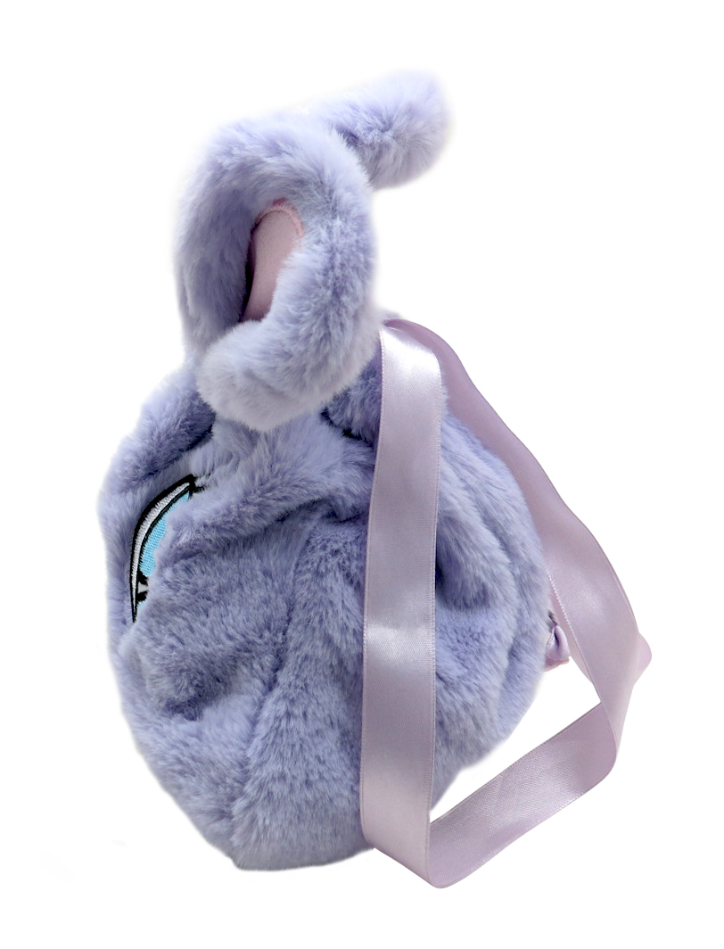 Grey Rabbit Plush Backpack 1