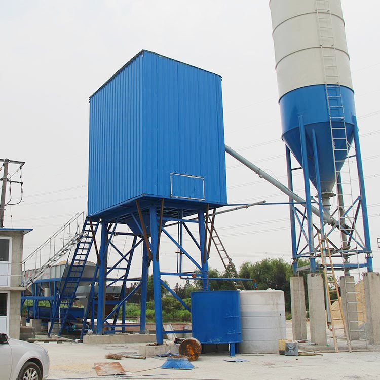 Construction control system mini mix concrete batching plant